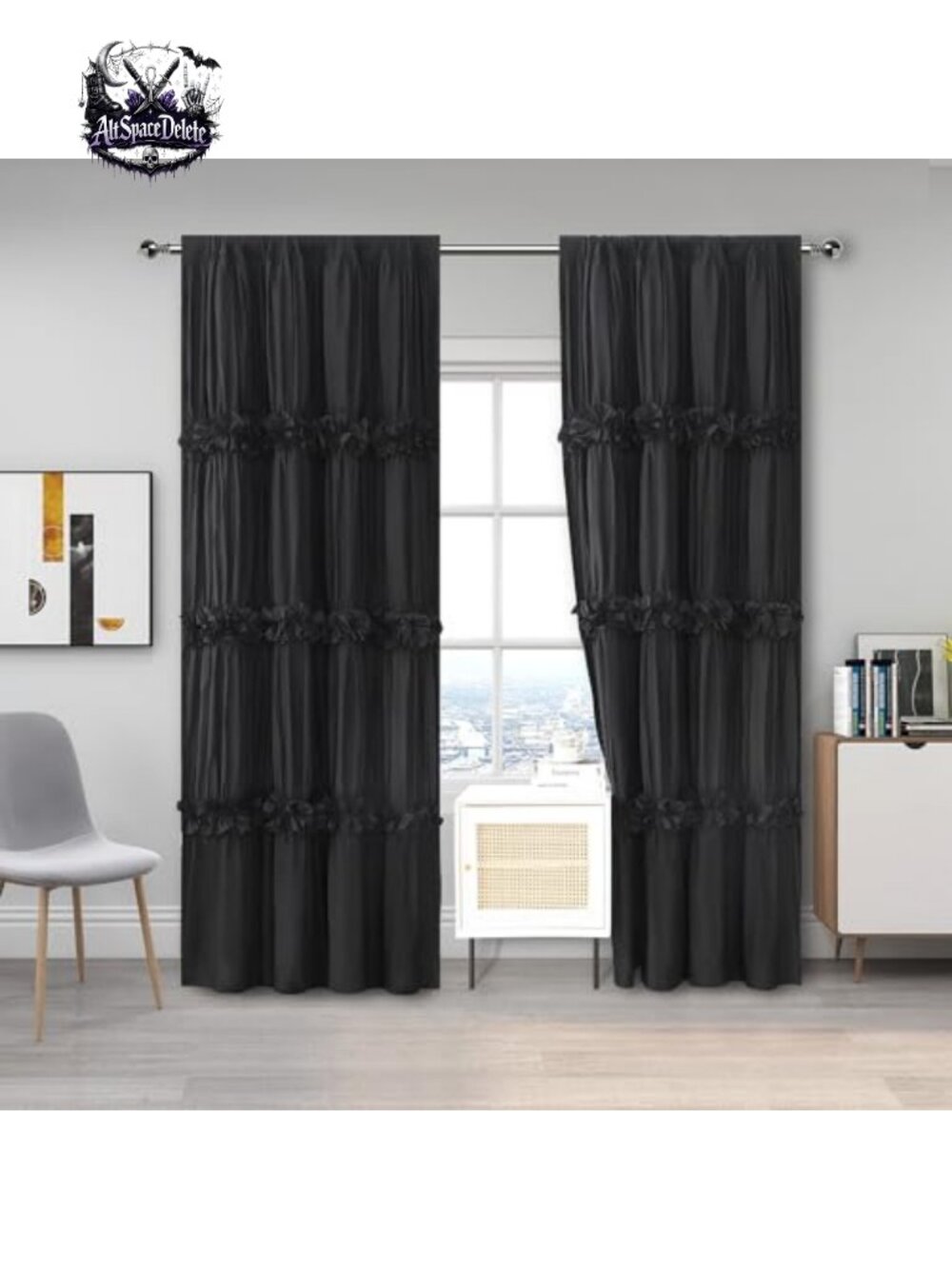 Boho Blackout Window Curtains Thermal Insulated 54x84 Panels Set of 2